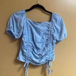 Baby blue top